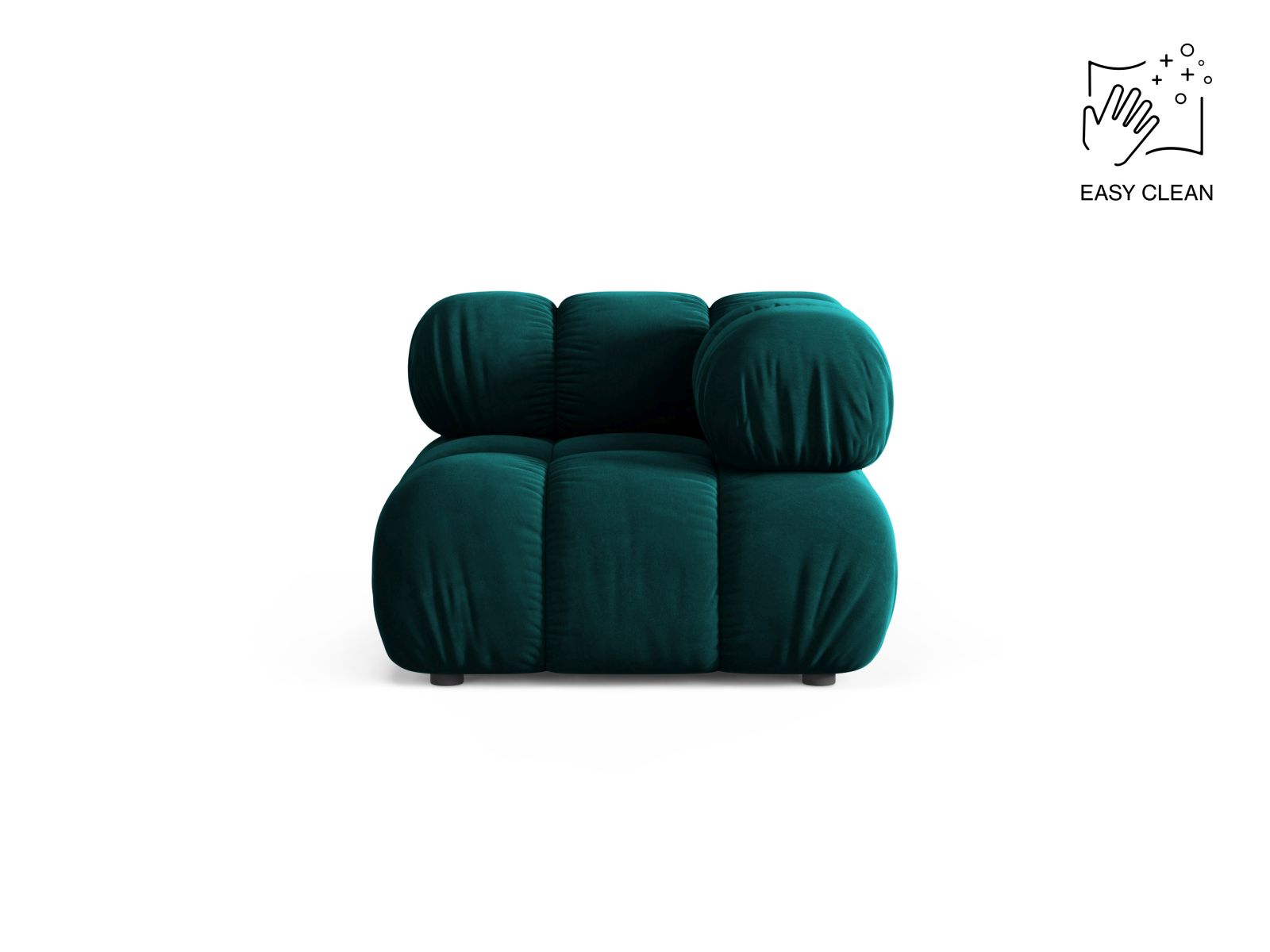 Bellis Modul Corner, 94x94 cm — Deep Petrol