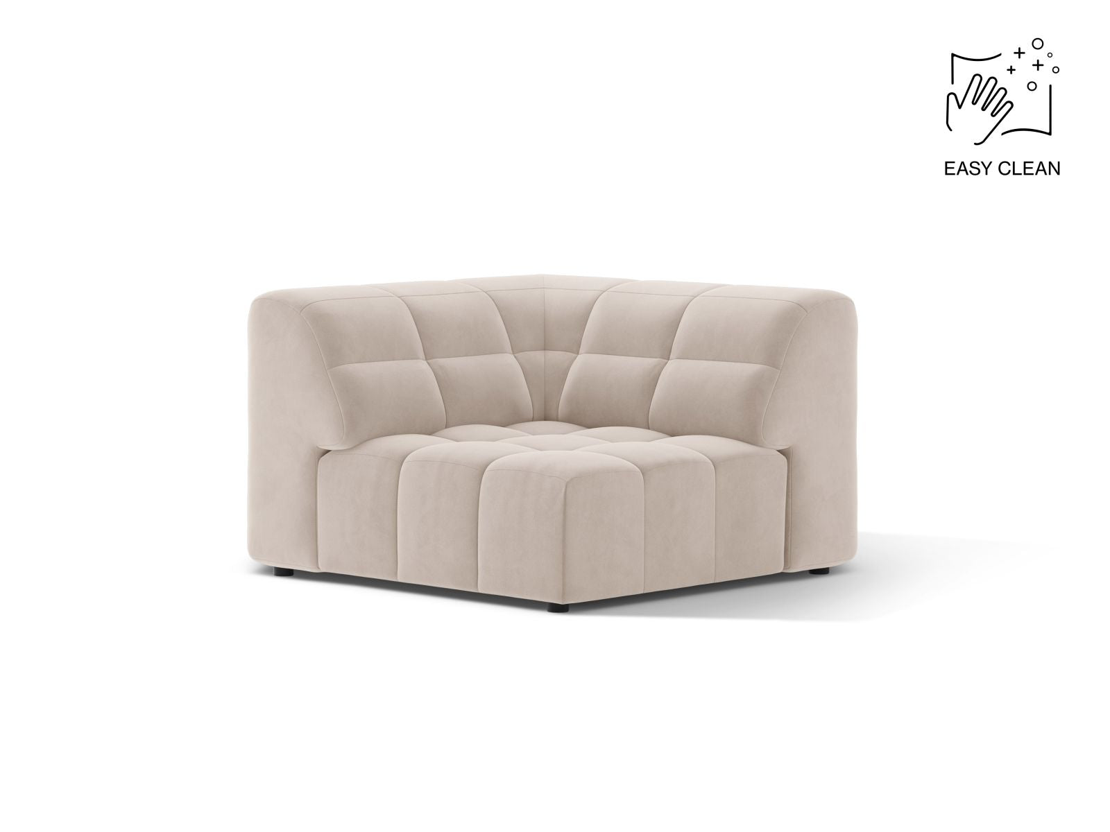 Jennifer Modul Corner, 99x99 cm — Light Beige