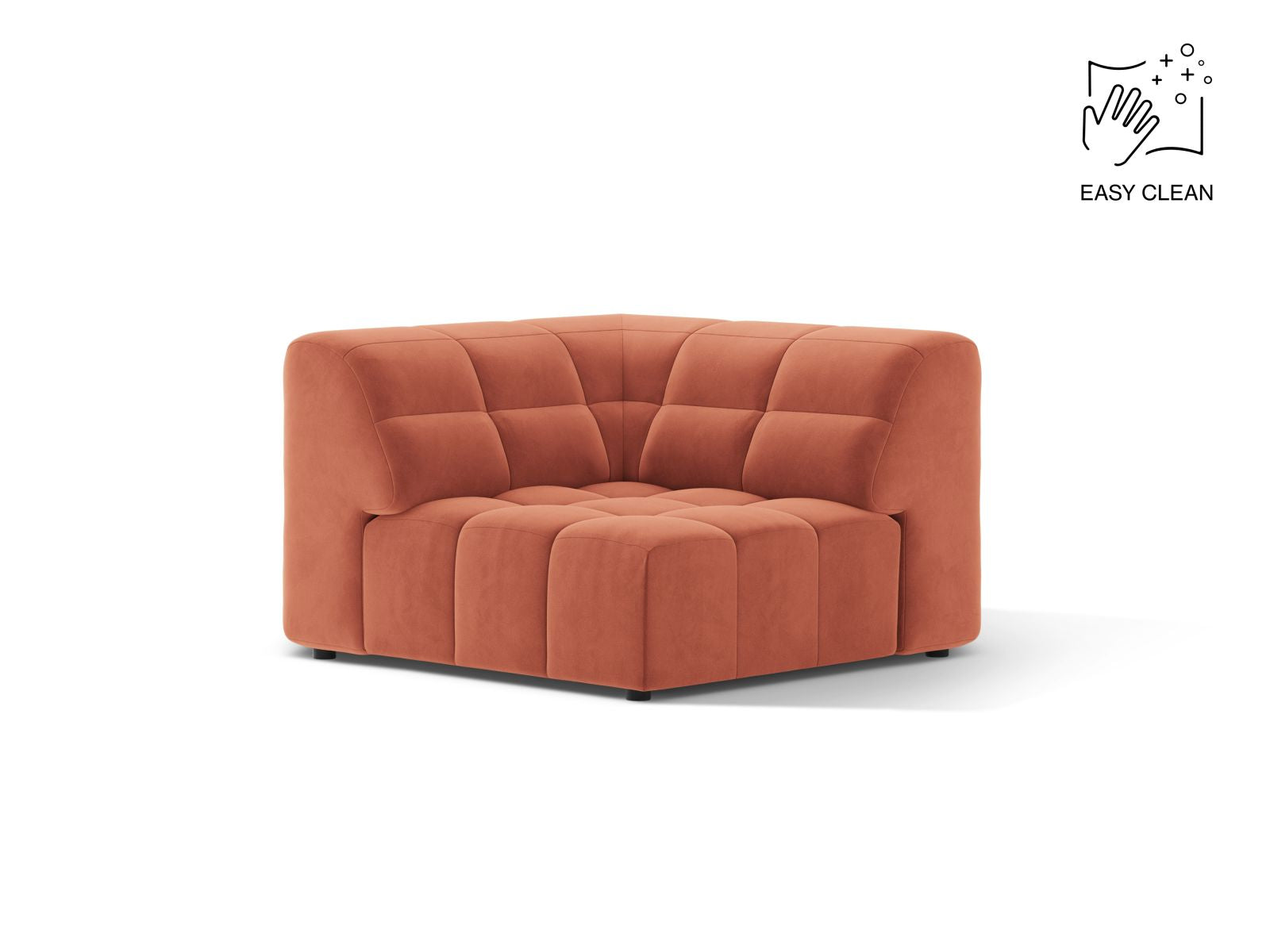 Jennifer Modul Corner, 99x99 cm — Coral