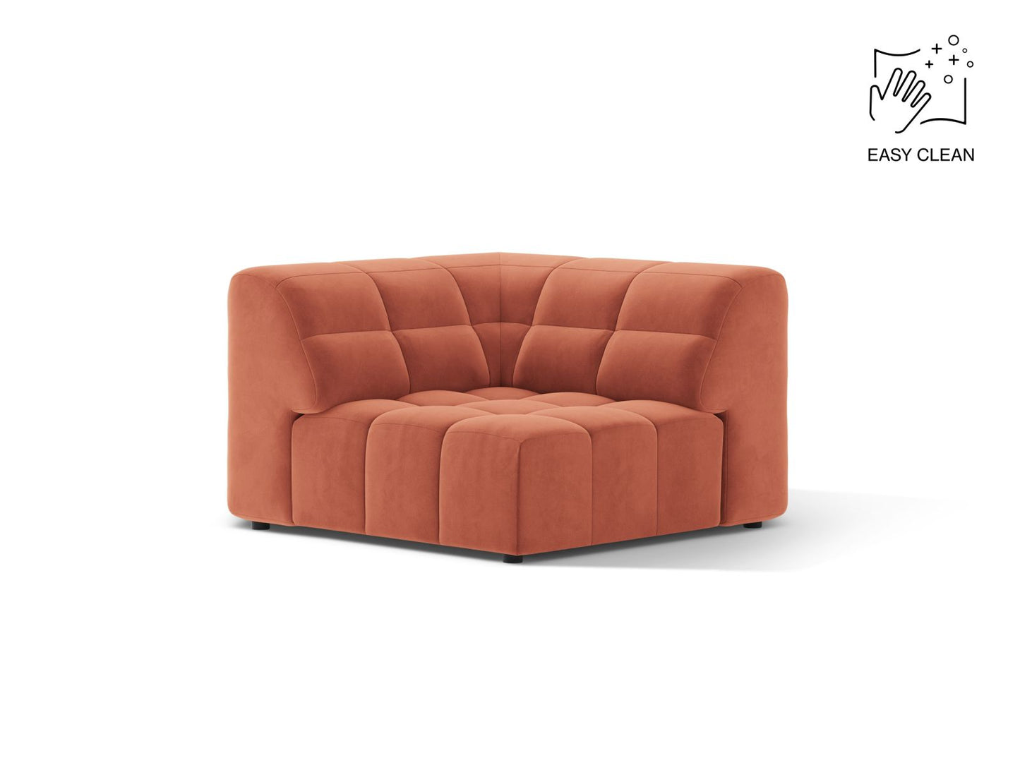 Jennifer Modul Corner, 99x99 cm — Coral
