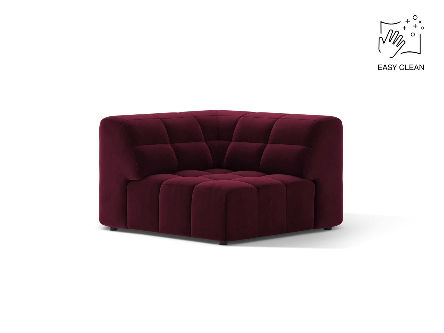 Jennifer Modul Corner, 99x99 cm — Burgundy