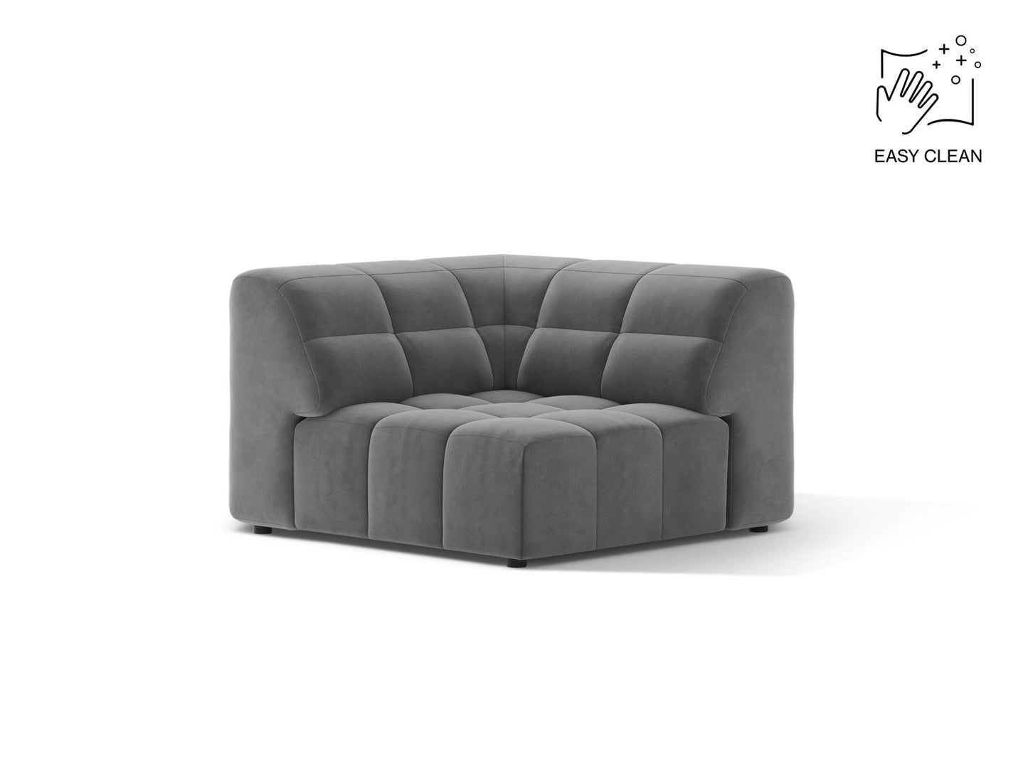 Jennifer Modul Corner, 99x99 cm — Light Grey