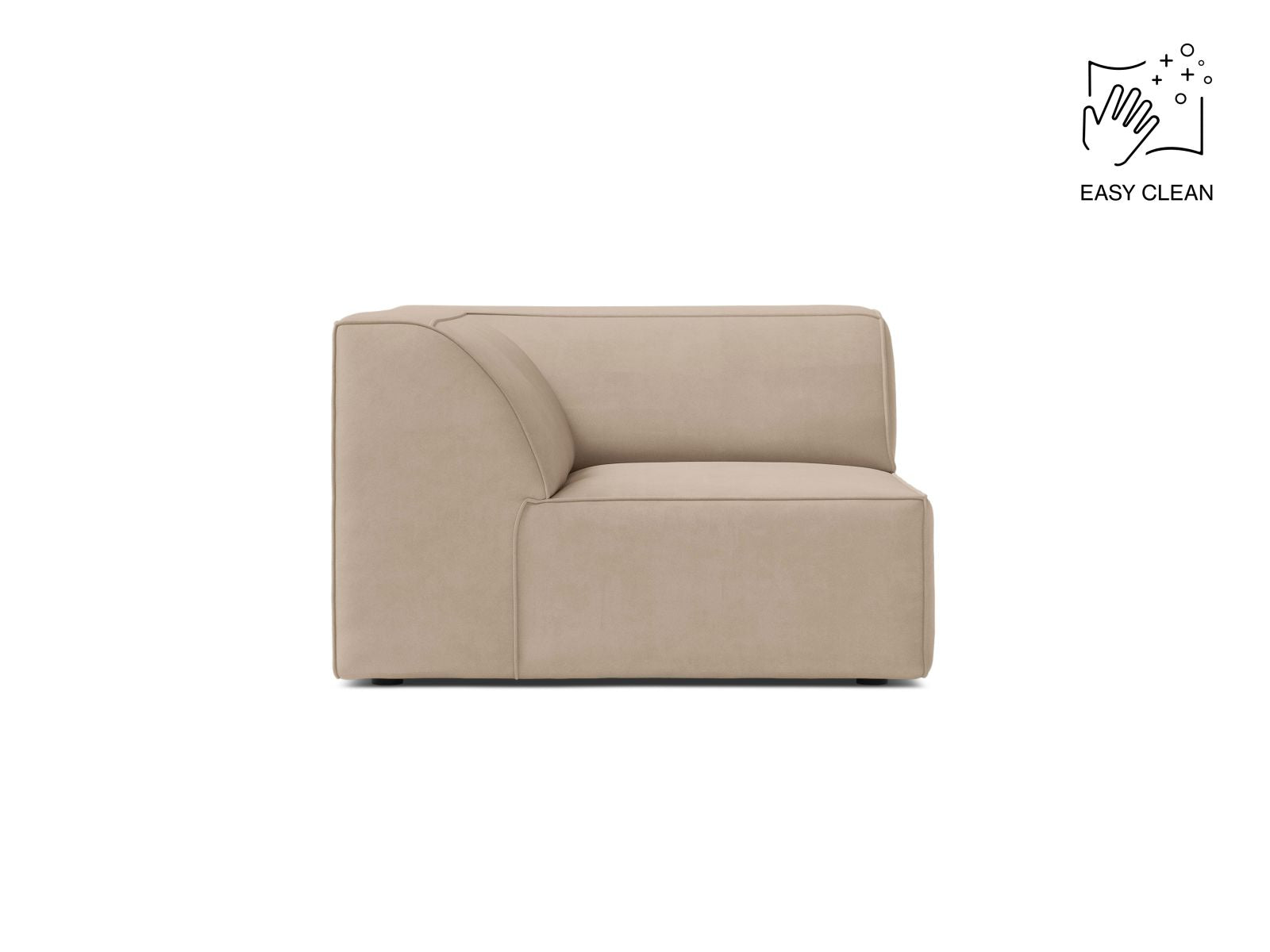 Jodie Modul Corner, 99x99 cm — Beige
