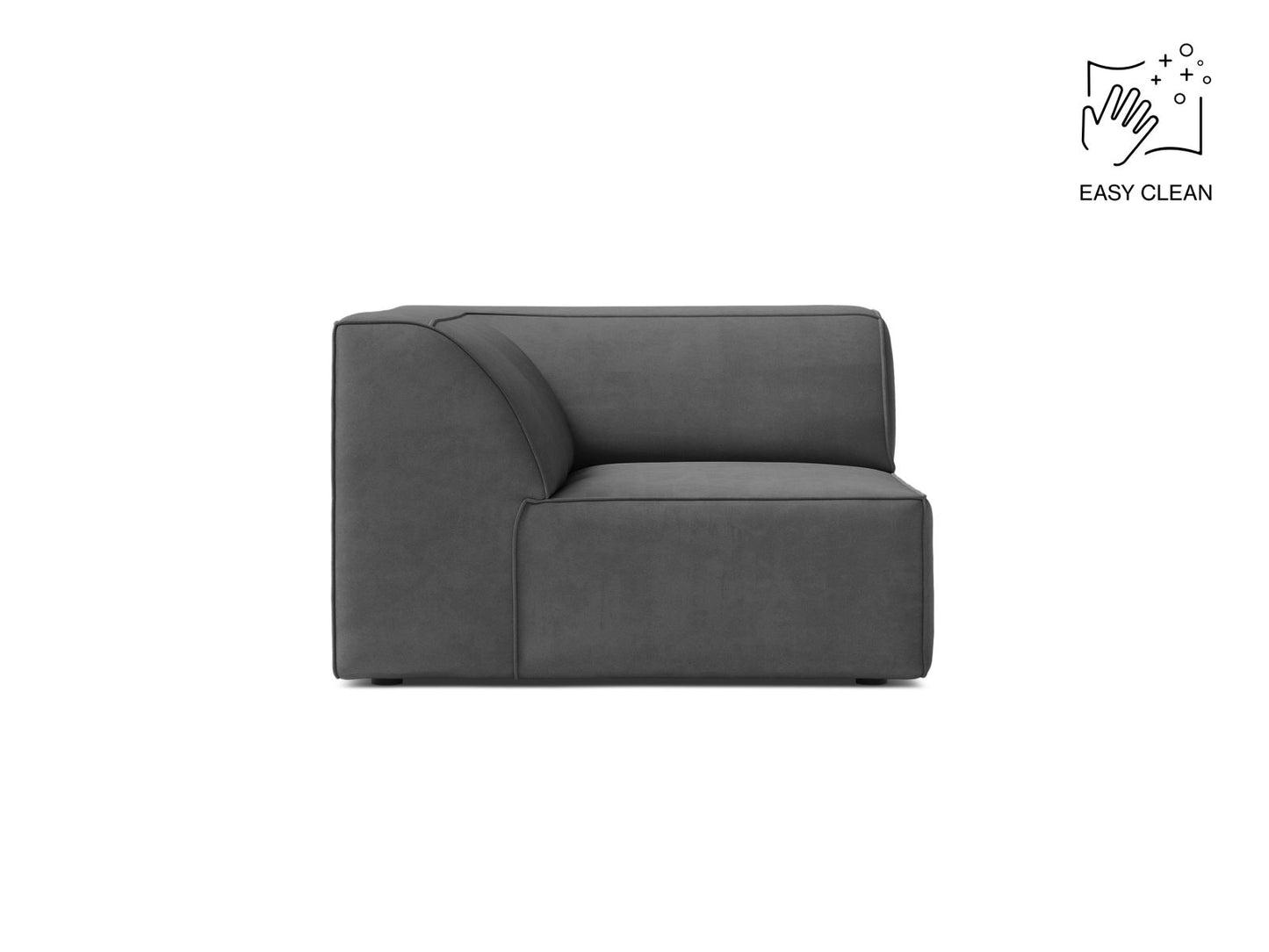 Jodie Modul Corner, 99x99 cm — Grey