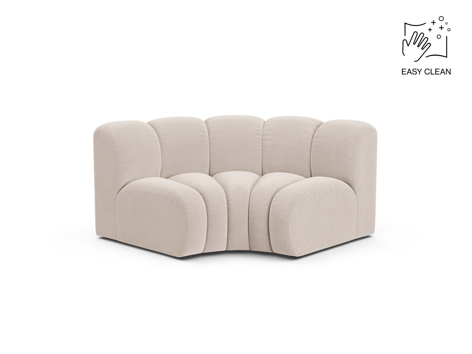Lupine Modul Corner, 185x95 cm — Light Beige