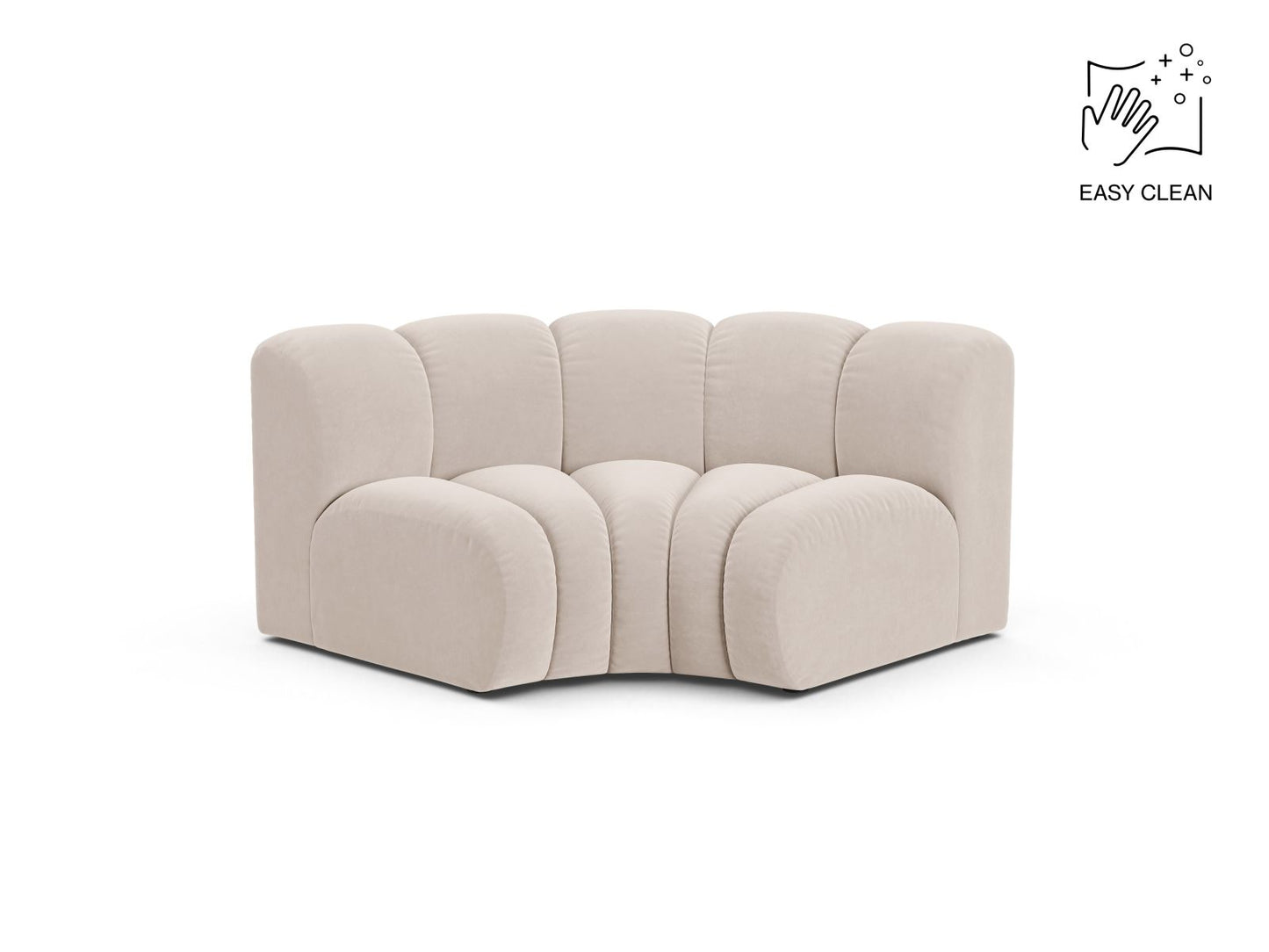 Lupine Modul Corner, 185x95 cm — Light Beige