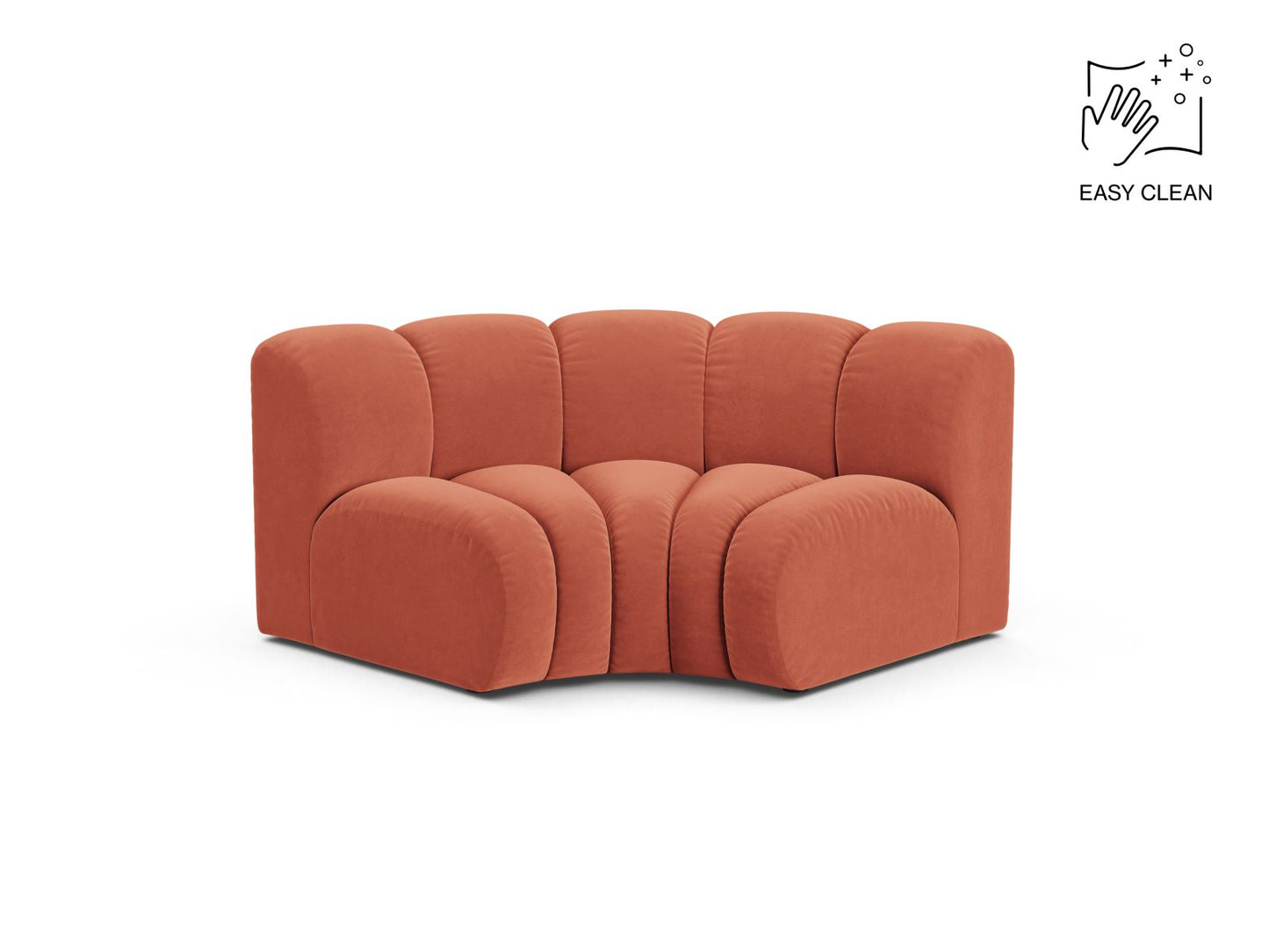 Lupine Modul Corner, 185x95 cm — Coral