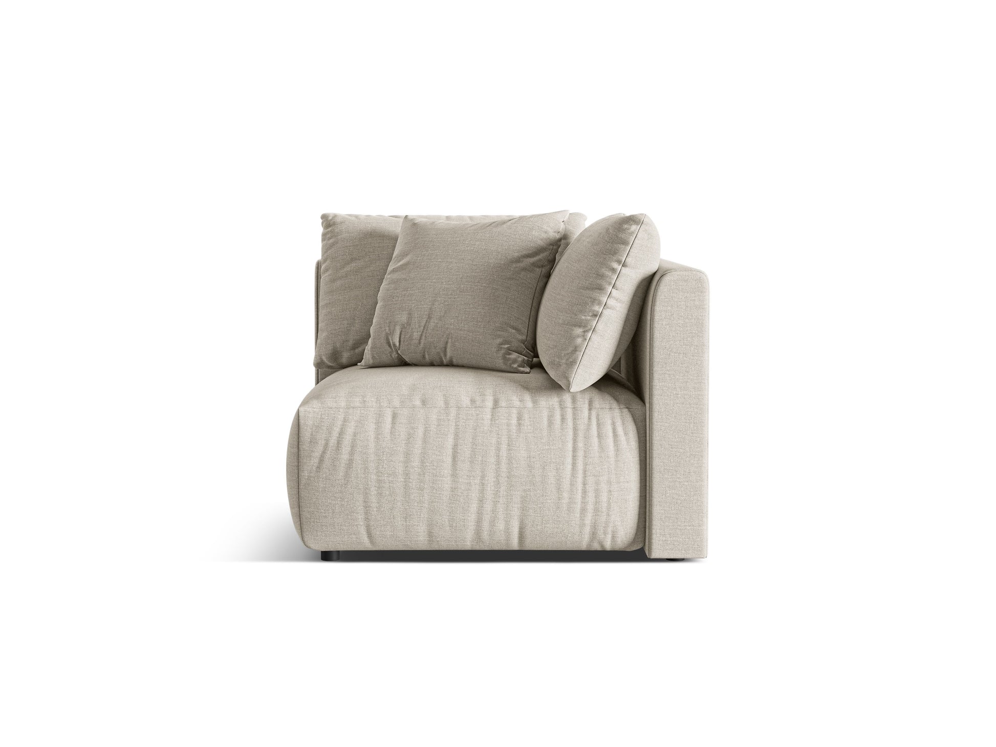Chris Modul Corner, 100x100 cm — Natural