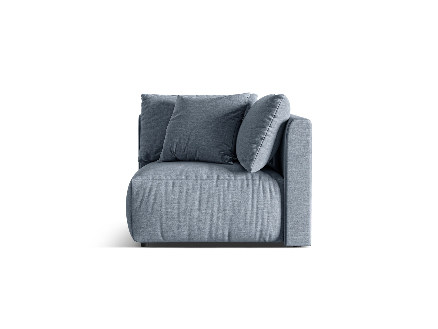 Chris Modul Corner, 100x100 cm — Muted Blue