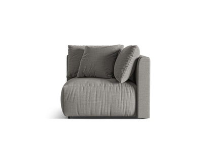 Chris Modul Corner, 100x100 cm — Warm grey