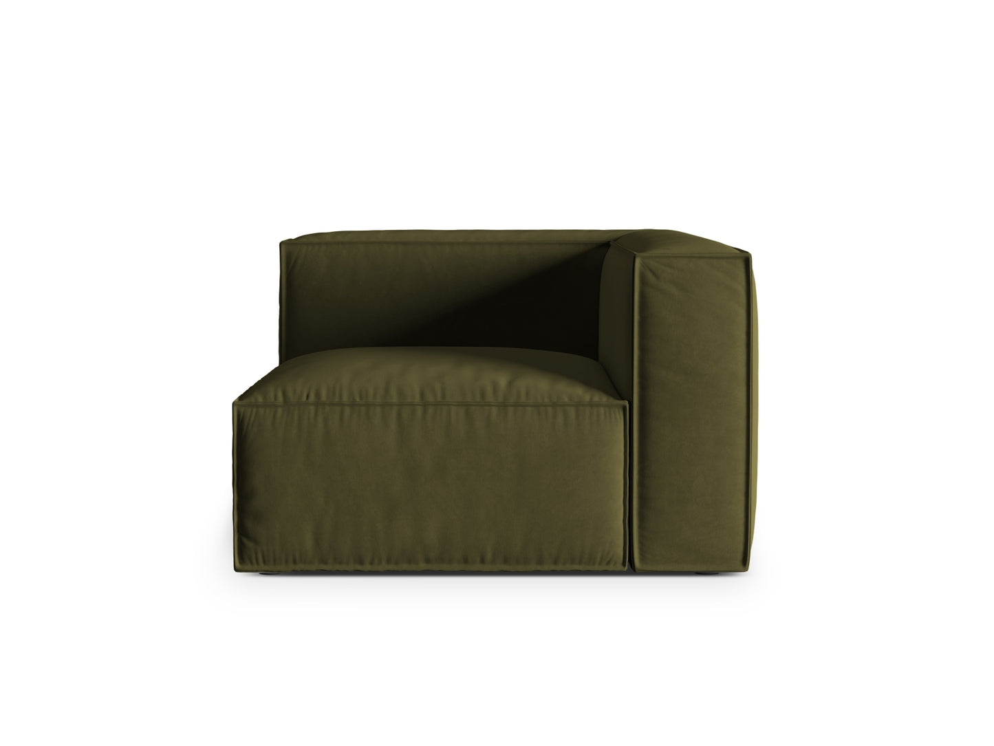Nuria Modul Corner, 110x110 cm — Moss Green Melange
