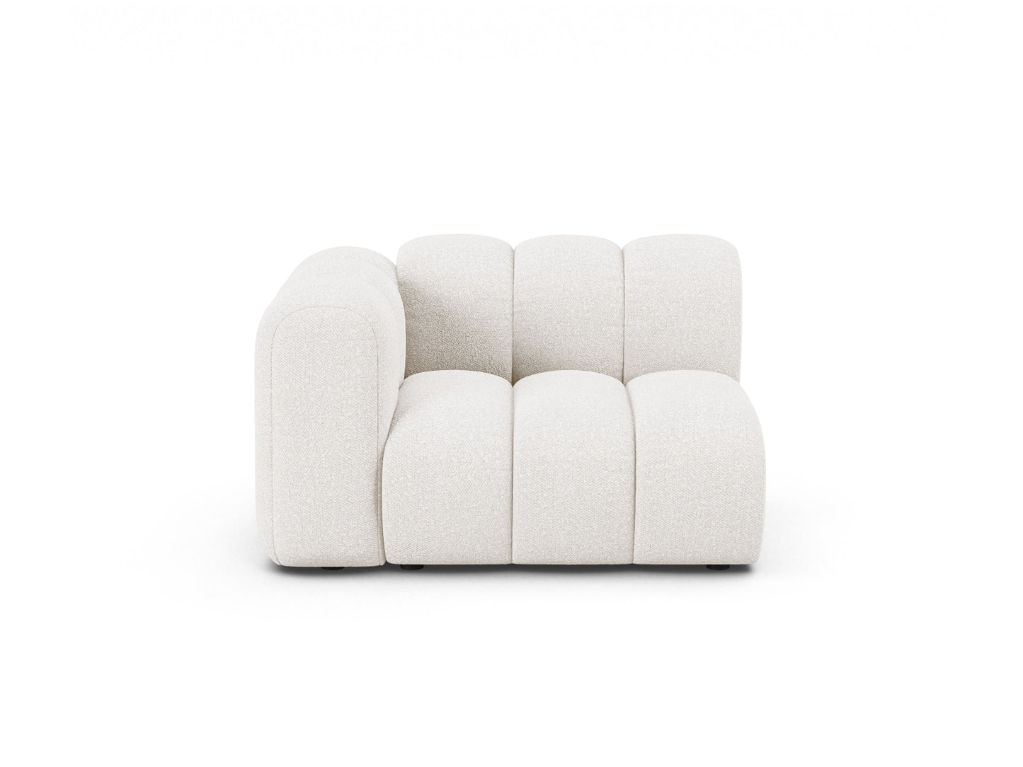 Sofamodul Bouclé Beige Lupine — White