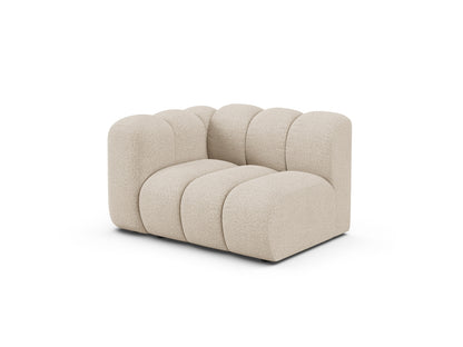 Sofamodul Bouclé Beige Lupine — Wohnbeispiel