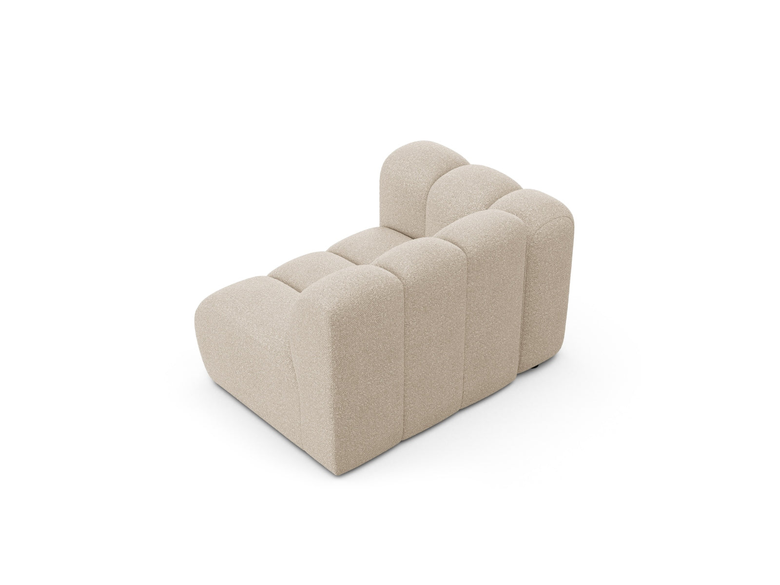 Sofamodul Bouclé Beige Lupine — Detailansicht