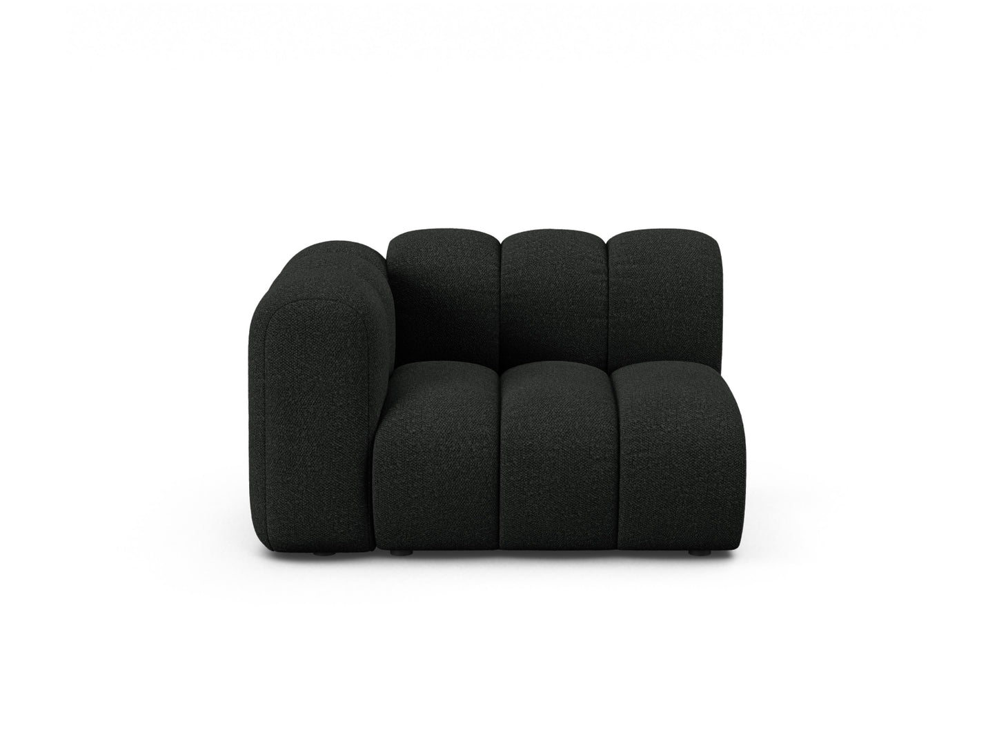 Sofamodul Bouclé Beige Lupine — Black