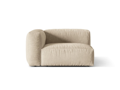Martina Wide Single Seat, 120x106 cm — Light Beige / Left
