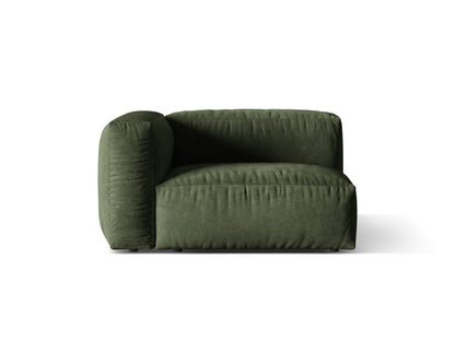 Martina Wide Single Seat, 120x106 cm — Green / Left