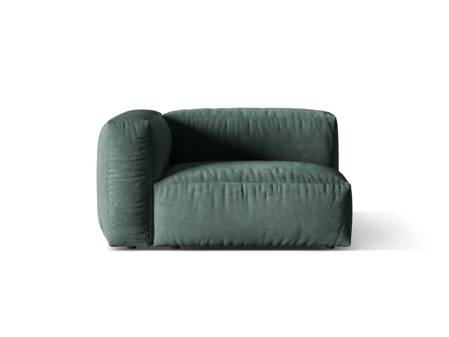Martina Wide Single Seat, 120x106 cm — Petrol / Left