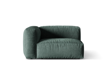 Martina Wide Single Seat, 120x106 cm — Petrol / Left