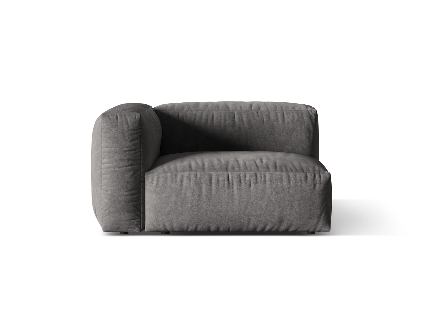 Martina Wide Single Seat, 120x106 cm — Grey / Left