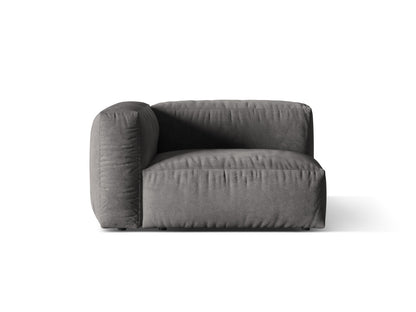 Martina Wide Single Seat, 120x106 cm — Grey / Left