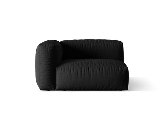 Martina Wide Single Seat, 120x106 cm — Black / Left