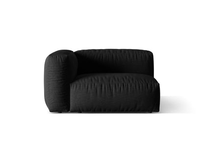 Martina Wide Single Seat, 120x106 cm — Black / Left