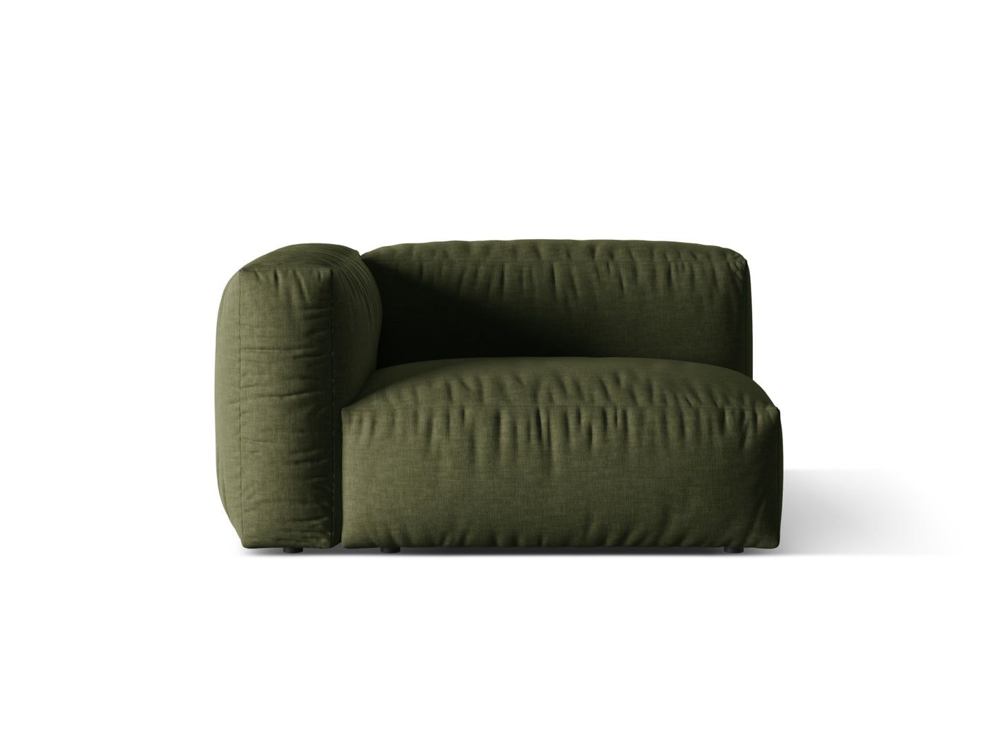 Martina Wide Single Seat, 120x106 cm — Green / Left