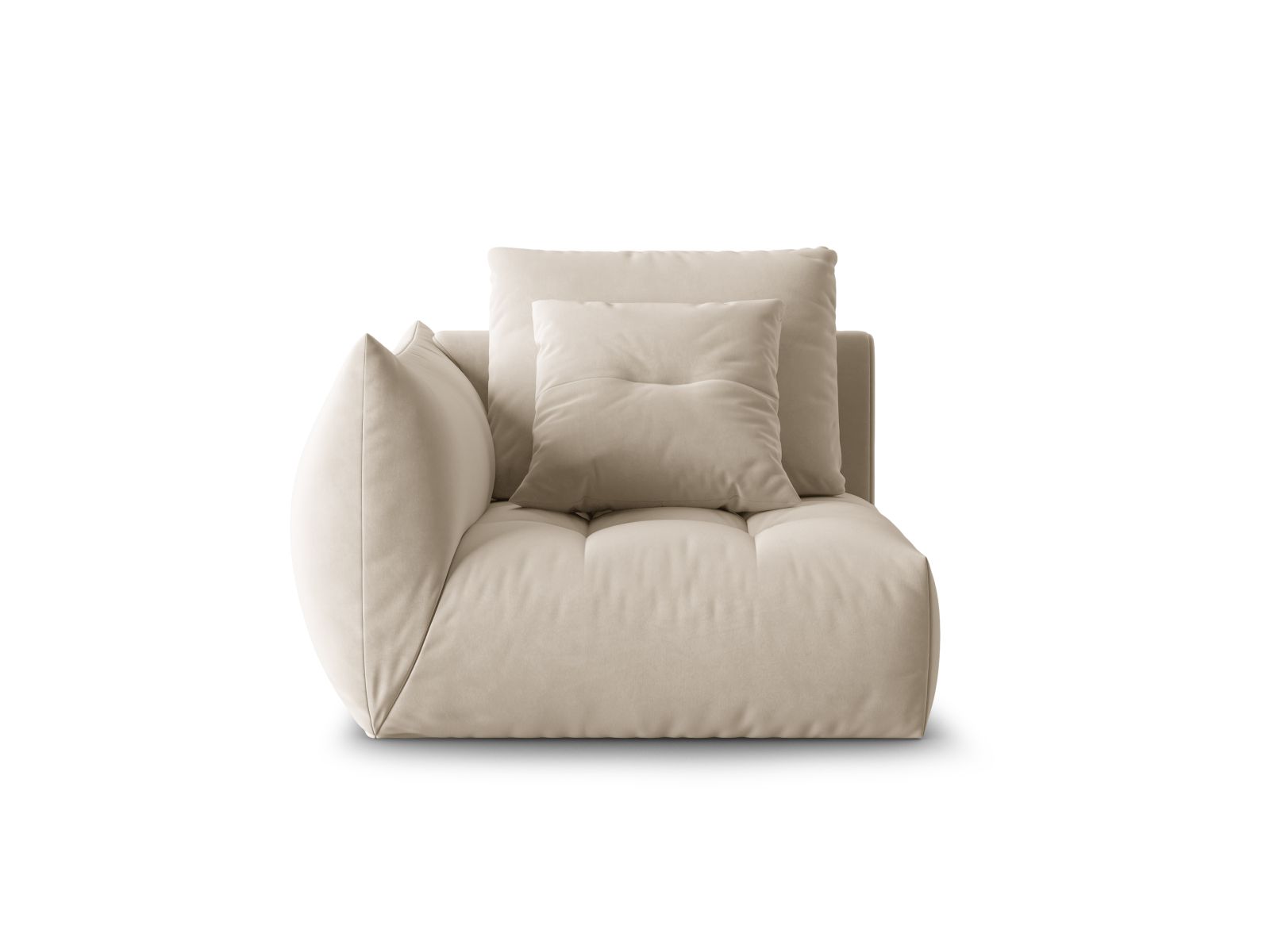 Bloom Modul, 116x107 cm — Light Beige / Left