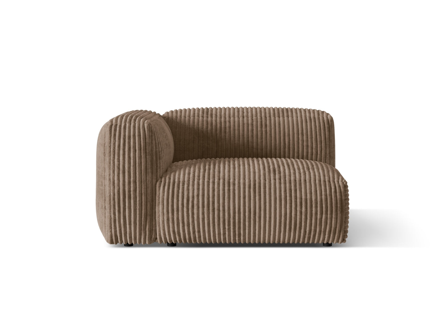 Martina Wide Single Seat, 120x106 cm — Acorn / Left