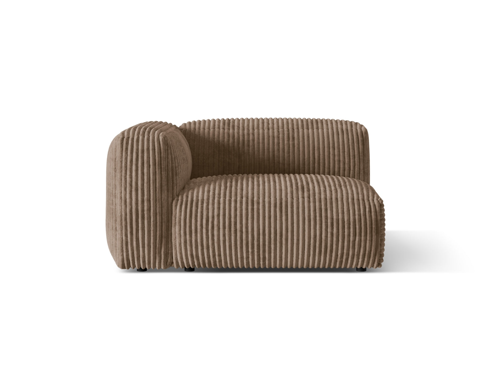 Martina Wide Single Seat, 120x106 cm — Acorn / Left