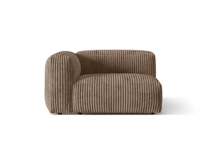 Martina Wide Single Seat, 120x106 cm — Acorn / Left