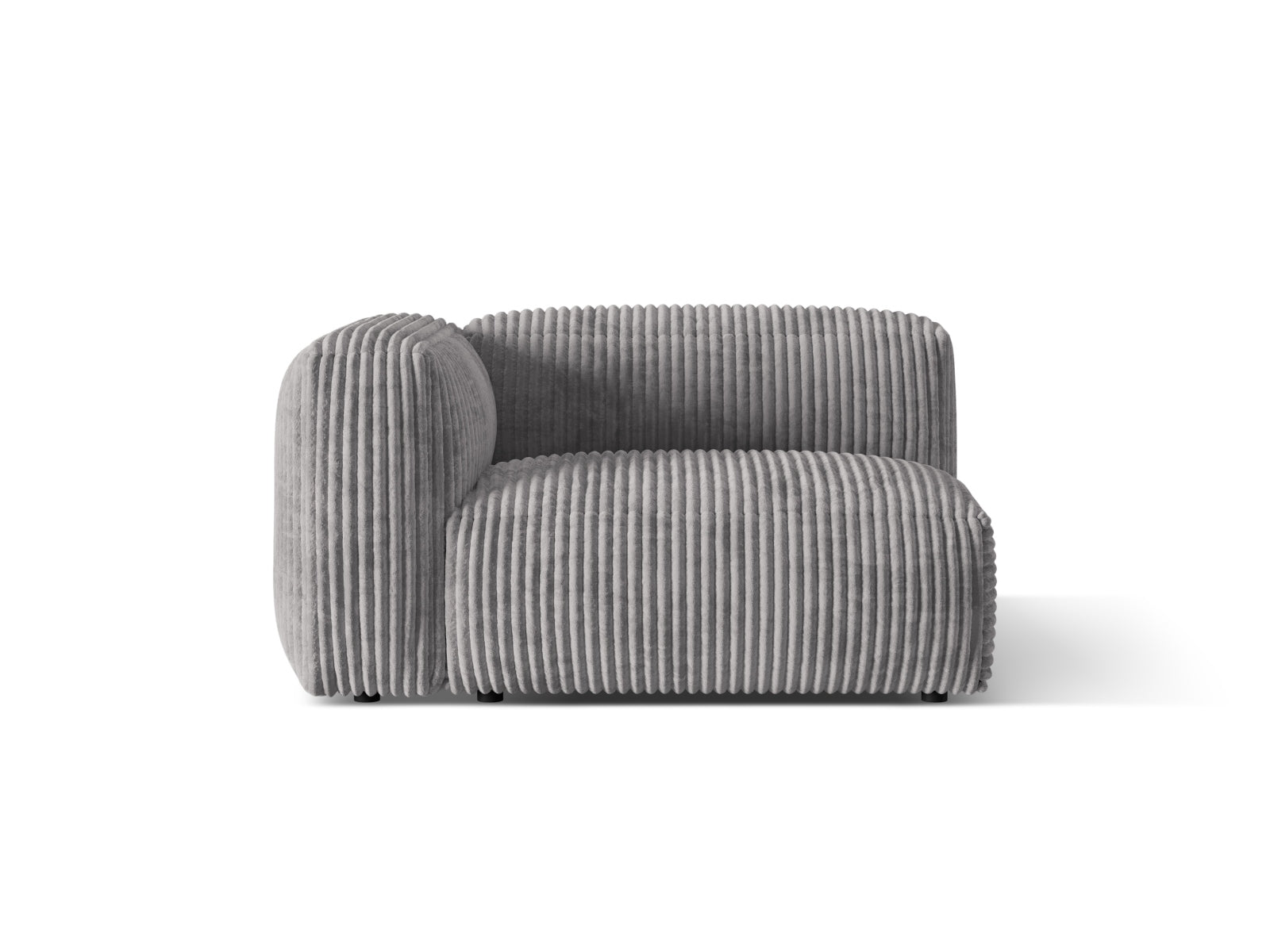 Martina Wide Single Seat, 120x106 cm — Light Grey / Left