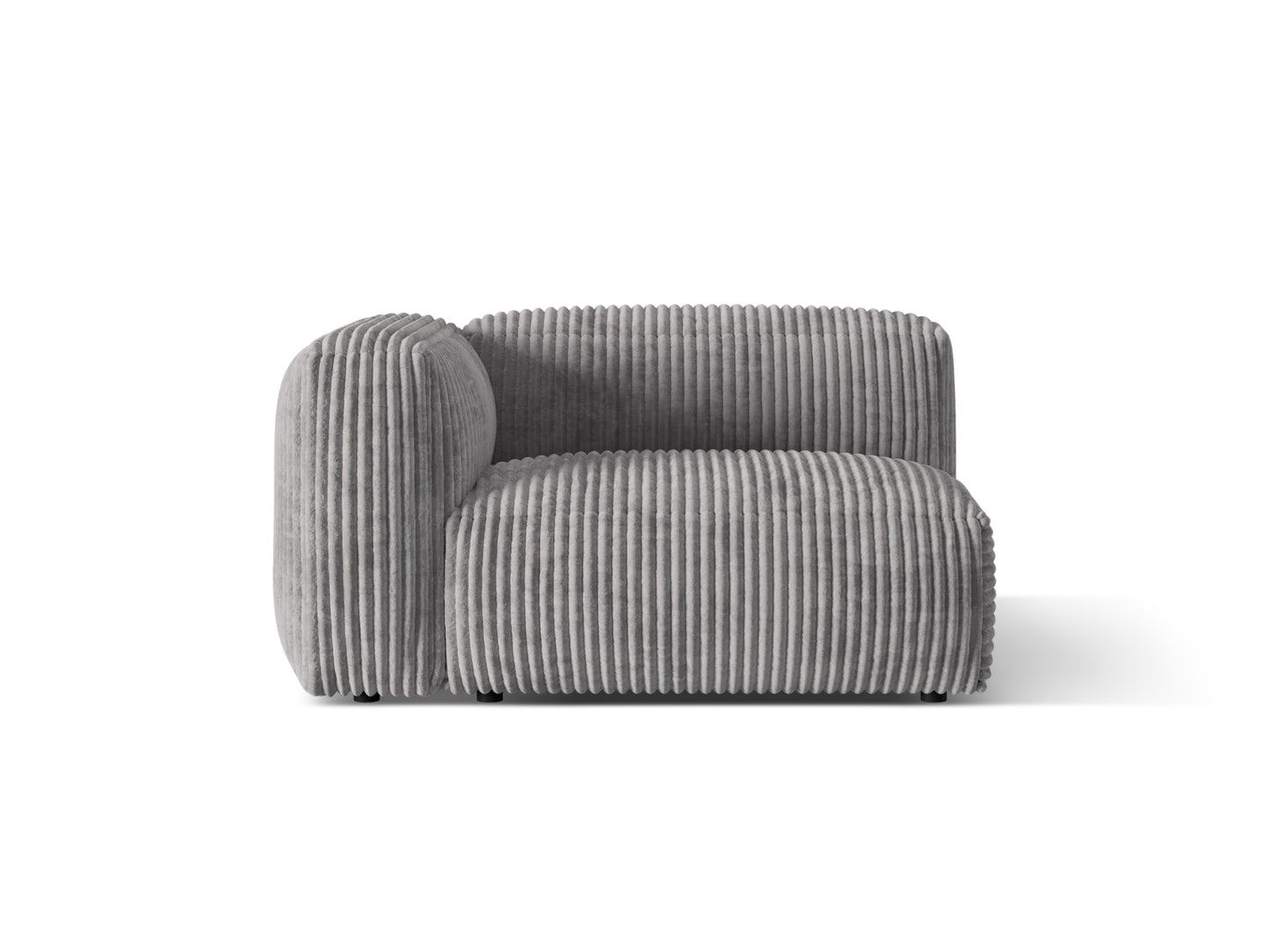 Martina Wide Single Seat, 120x106 cm — Light Grey / Left