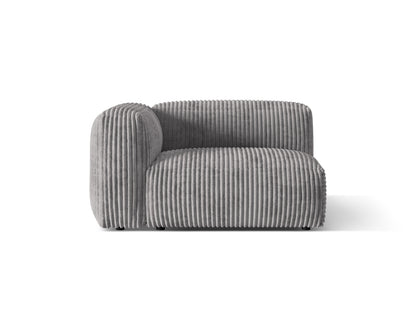 Martina Wide Single Seat, 120x106 cm — Light Grey / Left
