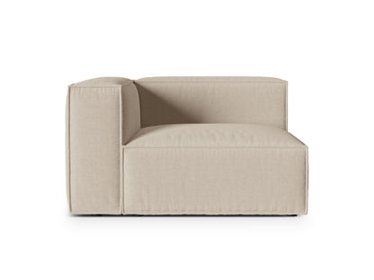 Nuria Modular Sofa, 125x110 cm — Beige / Left