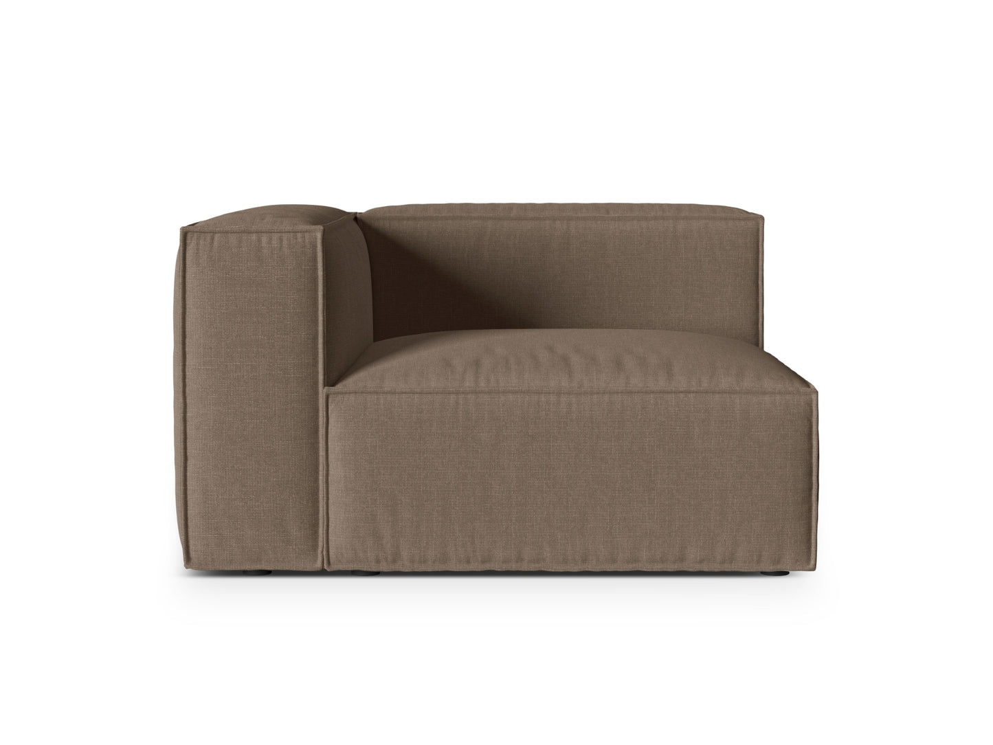 Nuria Modular Sofa, 125x110 cm — Cappuccino / Left