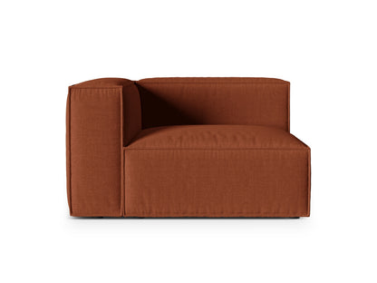 Nuria Modular Sofa, 125x110 cm — Brick / Left