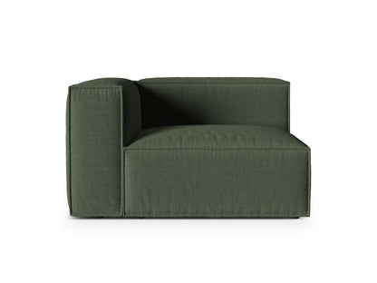 Nuria Modular Sofa, 125x110 cm — Moss Green / Left