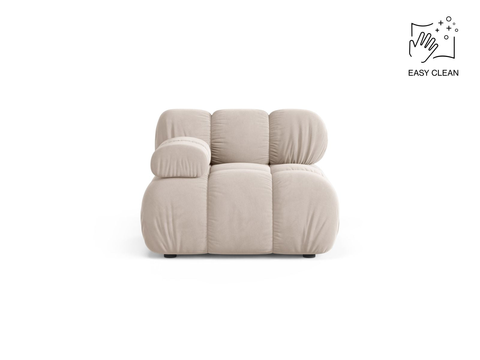 Bellis Modul, 94x94 cm — Light Beige / Left