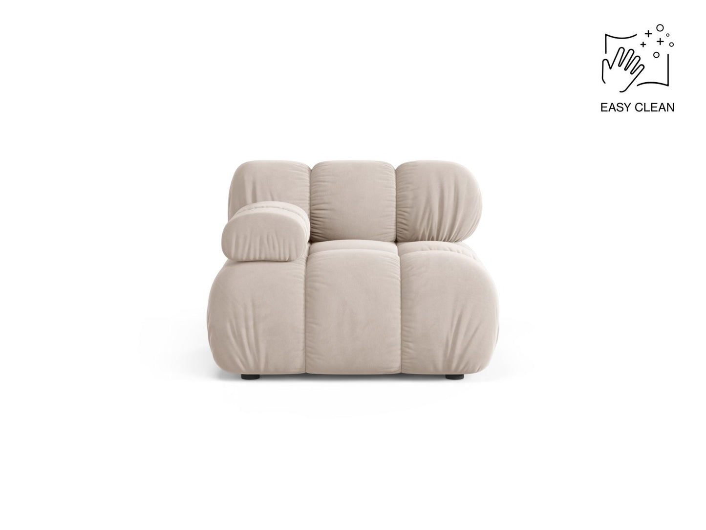 Bellis Modul, 94x94 cm — Light Beige / Left