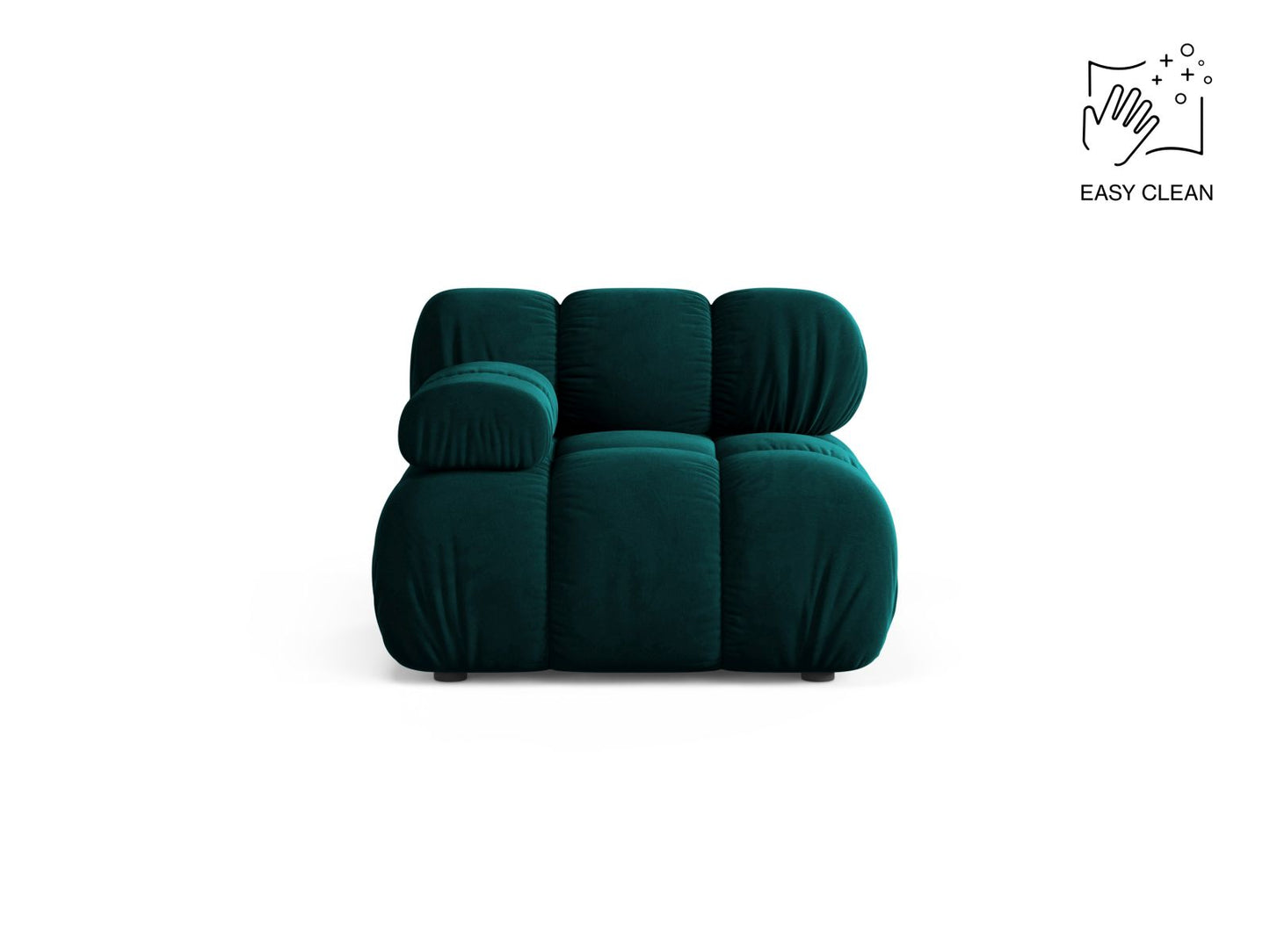 Bellis Modul, 94x94 cm — Deep Petrol / Left