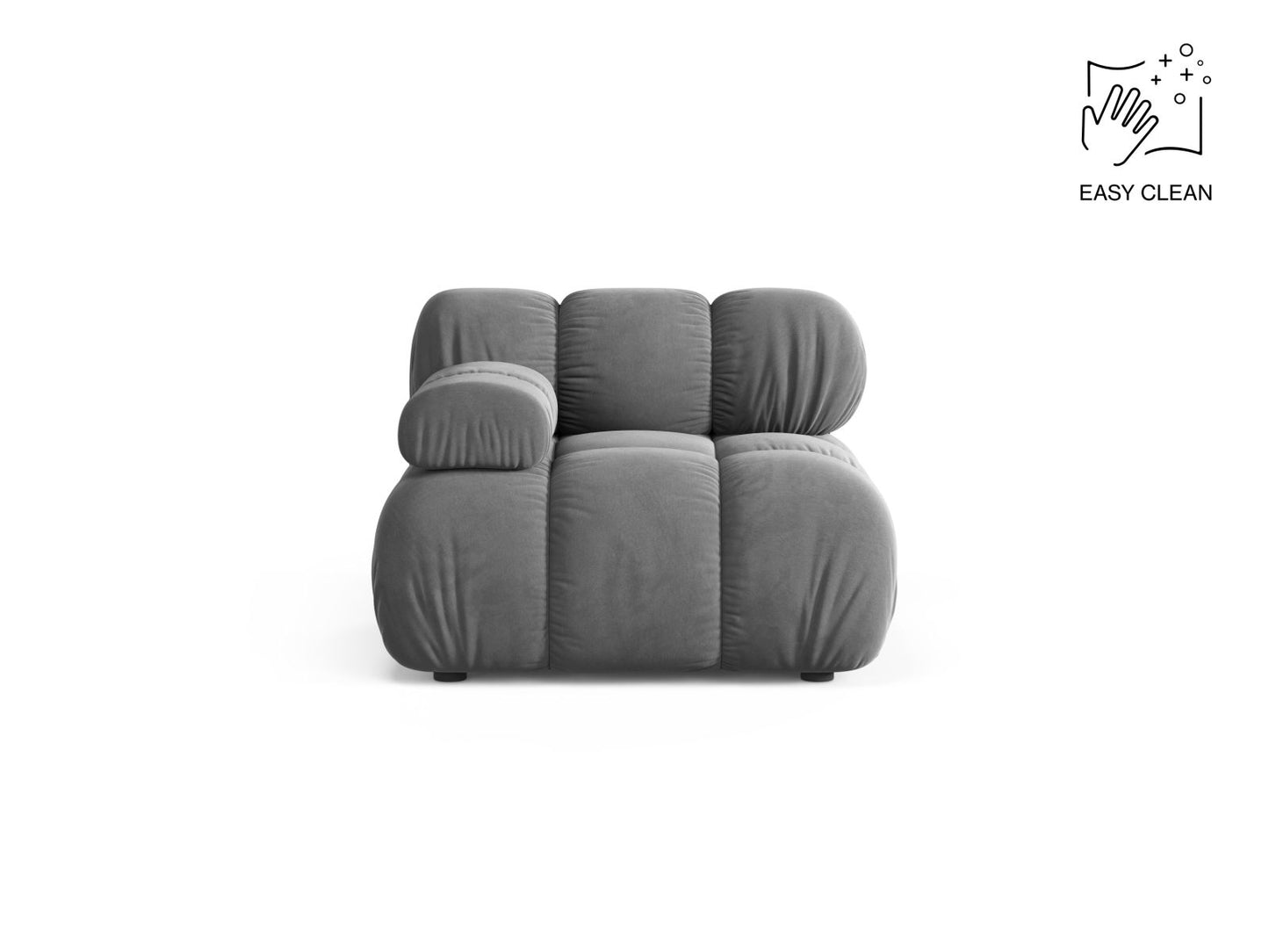 Bellis Modul, 94x94 cm — Light Grey / Left
