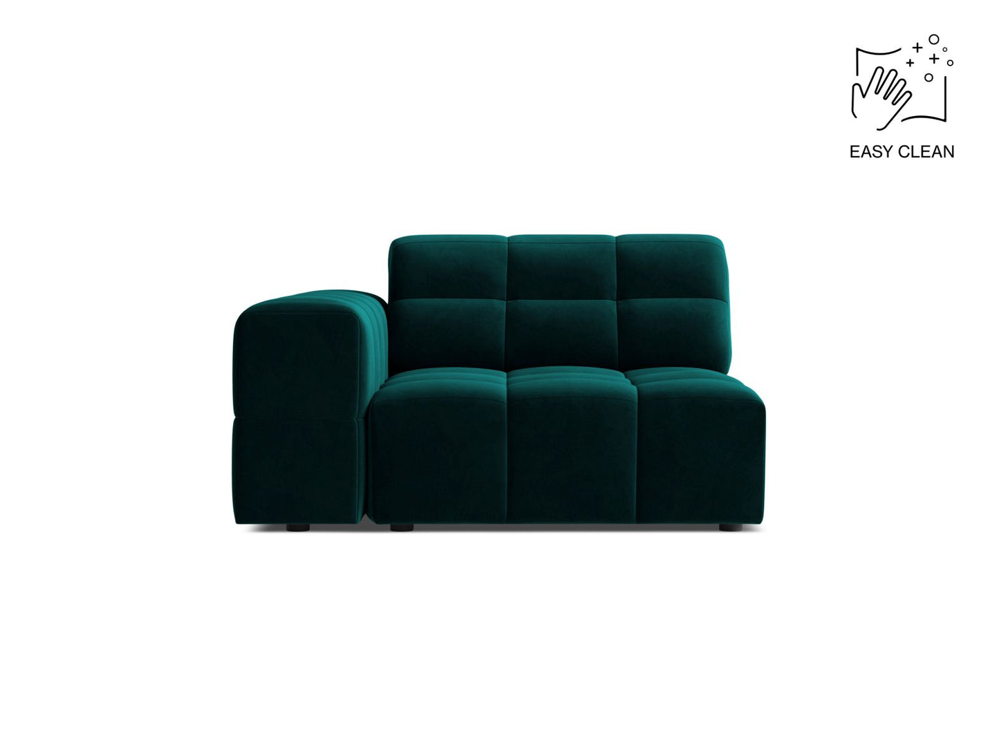 Jennifer Modul, 106x102 cm — Deep Petrol / Left