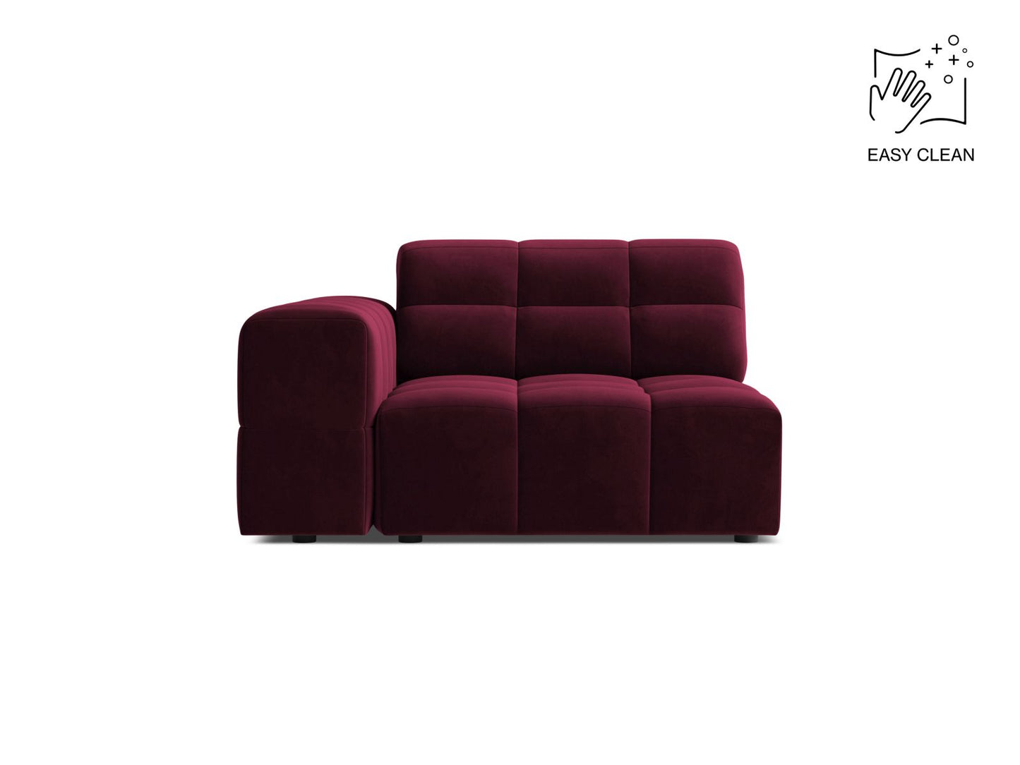 Jennifer Modul, 106x102 cm — Burgundy / Left
