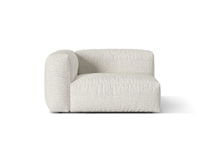 Martina Wide Single Seat, 120x106 cm — Grey Beige Melange / Left