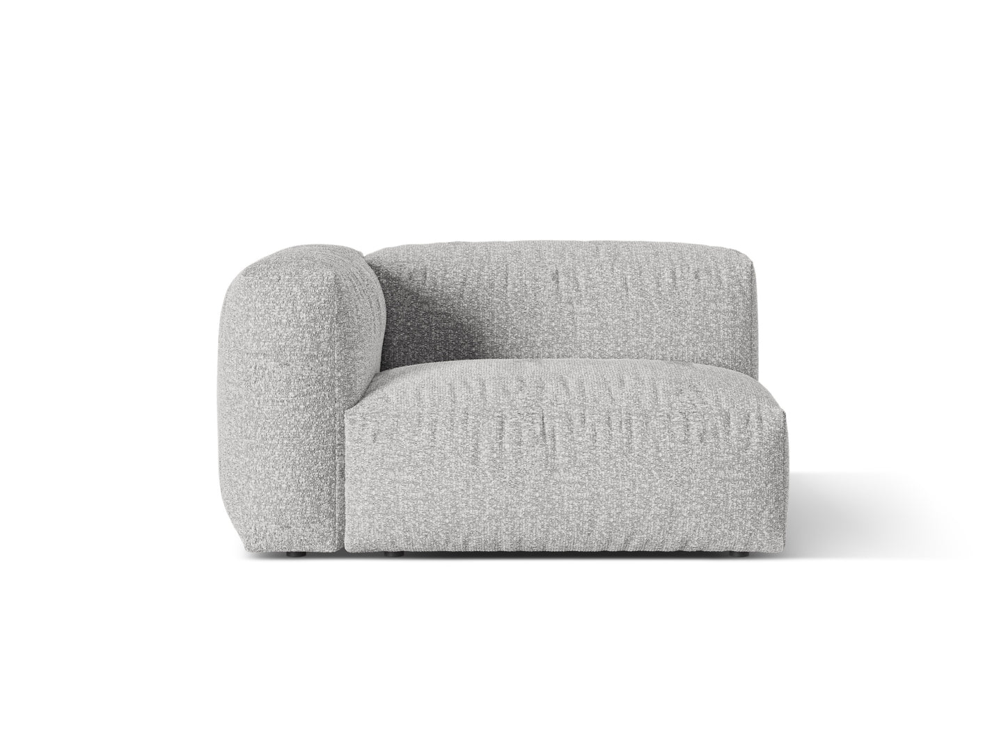Martina Wide Single Seat, 120x106 cm — Silver / Left