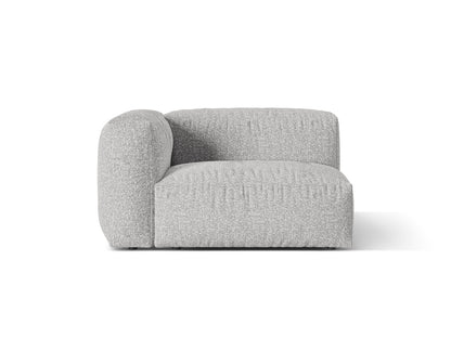 Martina Wide Single Seat, 120x106 cm — Silver / Left