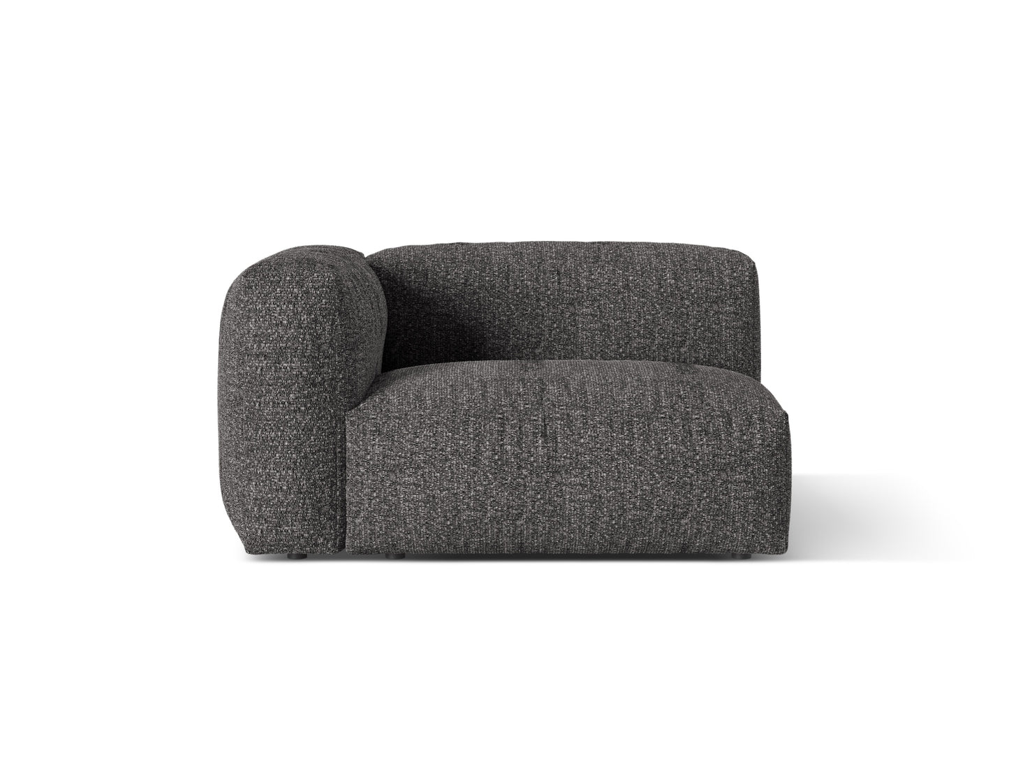 Martina Wide Single Seat, 120x106 cm — Anthracite / Left