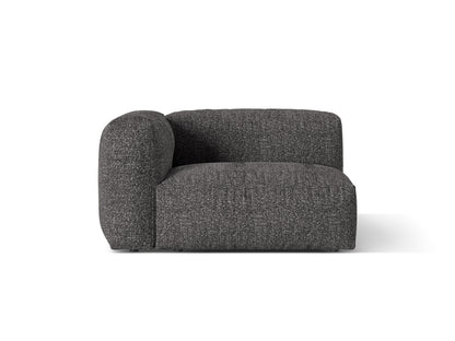 Martina Wide Single Seat, 120x106 cm — Anthracite / Left